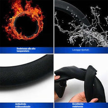 Carica l'immagine nel visualizzatore di Gallery, Coprivolante in silicone antiscivolo, protezione universale ultra sottile per il volante dell’auto, nero
