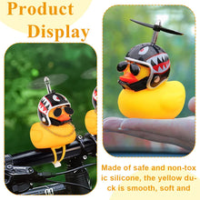 Carica l'immagine nel visualizzatore di Gallery, EIHI Paperella Moto, Rubber Duck, Paperella Bici, Paperella di Gomma,Giocattolo anatra Gialla Decorazioni per Cruscotto