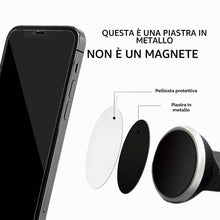 Carica l'immagine nel visualizzatore di Gallery, 8 Pezzi Calamita per Cellulare Auto, Rotondi Placche Metalliche Adesive, per Porta Cellulare Auto/Supporto Telefono Magn