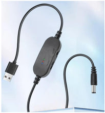 Carica l'immagine nel visualizzatore di Gallery, Sostitutivo USB Cavo 5V con Velocità e Direzione Regolabili per Trapano per Unghie | 150cm | DC 5,5 * 2,1mm | Indicatore