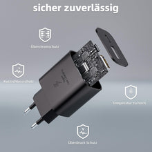Carica l'immagine nel visualizzatore di Gallery, 25W Caricatore USB C Caricabatterie per Samsung Galaxy S25 S24 S23 S22 S21S20 Ultra S10/Note20/A56 A55 A54 A36 A35 A34 A