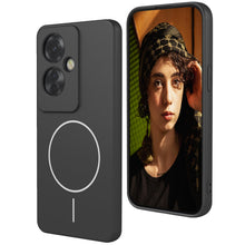Carica l'immagine nel visualizzatore di Gallery, WBWONE Cover in Silicone Liquido per OPPO Reno 11F (Reno11 F) 5G, Custodia Magnetica con MagSafe, Paraurti Protettivo, S