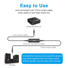Carica l'immagine nel visualizzatore di Gallery, ZIOCOM Ground Loop Noise Isolator, Isolatore Rumore ad Anello di Messa a Terra per Impianto Audio/Auto/Impianto Stereo D