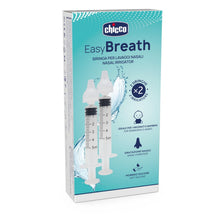 Carica l'immagine nel visualizzatore di Gallery, Chicco Easy Breath Siringa Nasale, dispositivo monouso per il lavaggio profondo delle cavità nasali del bambino, Contien