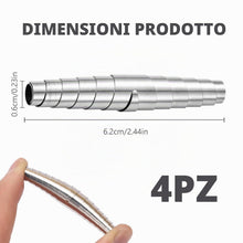 Carica l'immagine nel visualizzatore di Gallery, Set di 4 Molle di Ricambio per Forbici da Giardino, Molla di Ricambio in Acciaio Inox, Molle per Potatori 6 cm, Universa