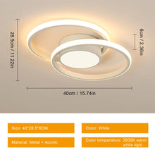 Carica l'immagine nel visualizzatore di Gallery, Plafoniera LED Soffitto Moderna, 42W 4725LM Lampada da Soffitto