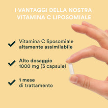 Carica l'immagine nel visualizzatore di Gallery, NOVOMA Vitamina C liposomiale 1000mg, Alta Biodisponibilità, Con Vit C liposomiale Quali®-C, Acido Ascorbico Puro, 90 Ca