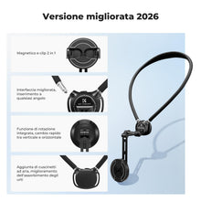 Carica l'immagine nel visualizzatore di Gallery, K&amp;F CONCEPT Porta Telefono Collo 2 in 1 Magnetico+Clip, POV/VLOG Supporto