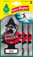 Carica l'immagine nel visualizzatore di Gallery, Arbre Magique, Profumatore Auto, Fragranza Sport, Profumazione Intensa e Strutturata, Durata fino a 7 Settimane, Made in