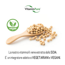 Carica l'immagine nel visualizzatore di Gallery, Vitamina K2 MK7 200 mcg, 365 Micro Compresse - VitaminPure