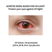 Carica l'immagine nel visualizzatore di Gallery, SafeLightPro F5 Protezione speciale per gli occhi dagli impulsi di luce (luce pulsata) emanati dagli epilatori HPL e IPL