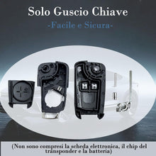 Carica l'immagine nel visualizzatore di Gallery, SUPALAND Guscio Chiave di Ricambio a 2 Tasti Per Telecomando Auto Con Lama Compatibile Con Opel Astra Adam Insignia Mokk