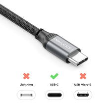 Carica l'immagine nel visualizzatore di Gallery, deleyCON 2x 2m USB-A a USB-C Cavo di Ricarica Cavo Dati, 2 Pezzi