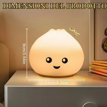 Carica l'immagine nel visualizzatore di Gallery, Luce notturna per bambini, lampada in silicone con luce calda dimmerabile progressiva e luce a 7 colori, luce notturna r