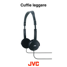 Carica l'immagine nel visualizzatore di Gallery, JVC HA-L50 Cuffie On-Ear Leggere e Pieghevoli con Jack 3,5 mm, Bianco