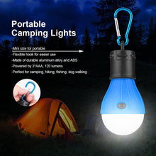 Carica l'immagine nel visualizzatore di Gallery, Flintronic Lampada LED Campeggio, 5Pezzi Lampadina da Campeggio, Lampada da Tenda, Luce di Emergenza Portatile con Ganci