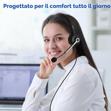 Carica l'immagine nel visualizzatore di Gallery, Wantek Cisco - Cuffie per telefono con microfono, attenuazione del rumore e interruttore mute, RJ9, compatibili con tele