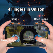 Carica l'immagine nel visualizzatore di Gallery, Trigger Controller Joystick Accessori Grilletti per COD mobile PUBG Telefono Smartphone iPhone Android Cellulare
