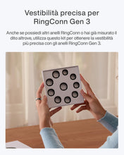 Carica l'immagine nel visualizzatore di Gallery, RingConn Gen 3,scegli tra 10 misure (taglie 6–15)