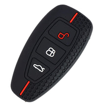 Carica l'immagine nel visualizzatore di Gallery, Custodia in silicone compatibile con chiavi auto Ford a 3 tasti (solo Keyless Go) – Custodia protettiva di alta qualità 