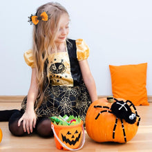 Carica l'immagine nel visualizzatore di Gallery, 4Pcs Fermagli per Capelli Halloween Fiocco Glitter Clip Ragno Fantasma Fermaglio per Bambini Accessori per Capelli Festa