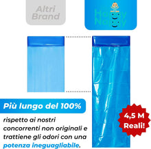 Carica l'immagine nel visualizzatore di Gallery, 16 Ricariche Mangiapannolini 4,5 Metri Profumate Anti-Odore