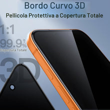 Carica l'immagine nel visualizzatore di Gallery, JETech 3D 9H+ Pellicola Protettiva Privacy per iPhone 17 Pro Max, 2 Pezzi