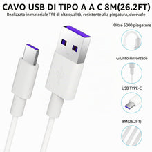 Carica l'immagine nel visualizzatore di Gallery, ACAGET 8M Cavo USB Type-C Extra Lungo per Mi Camera 2K Magnetic Mount