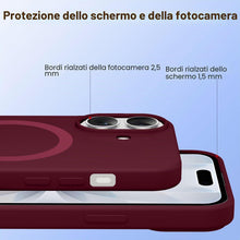 Carica l'immagine nel visualizzatore di Gallery, Coiwxmoi Magnetica Cover per iPhone 17 con Cordino Regolabile, [Compatibile con MagSafe] Custodia con Collana Tracolla L