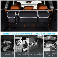 Carica l'immagine nel visualizzatore di Gallery, URAQT Organizer Bagagliaio Auto, Borsa Per auto Portaoggetti per Autos Multiscomparto Pieghevole Impermeabile, Baule Aut