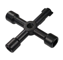 Carica l'immagine nel visualizzatore di Gallery, srls - Chiave Universale Multifunzione | 4 Impronte per Utenze | Apri Sportelli Acqua, Gas, Elettrico | Design a Croce |