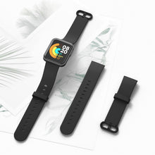 Carica l'immagine nel visualizzatore di Gallery, Tobfit Cinturino in Silicone di Ricambio per Xiaomi Mi Watch Lite/Redmi Watch per Uomo e Donna (Nero)