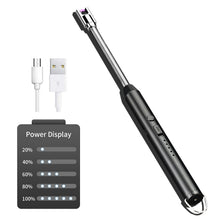 Carica l'immagine nel visualizzatore di Gallery, Gvolatee Accendino Elettrico, Accendini USB Ricaricabile，360° Flessibile Accendigas Elettrico Cucina Accendino Lungo Ant