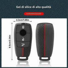 Carica l'immagine nel visualizzatore di Gallery, Custodia Per Chiavi Mercedes Classe A, B, C, E, S, Cla, Cls, Gla, Glc, Glk, Amg, Per Chiavi Mercedes, Custodia In Silico