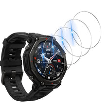 Carica l'immagine nel visualizzatore di Gallery, Pellicola Protettiva per Amazfit T-Rex 3 Pro 48 mm, [4 Pezzi] 2.5D Proteggi Schermo in Vetro Temperato Copertura Complet