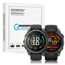 Carica l'immagine nel visualizzatore di Gallery, 4 Pezzi Vetro Temperato Compatibile per Garmin Fenix 9/8/8 Pro 51mm