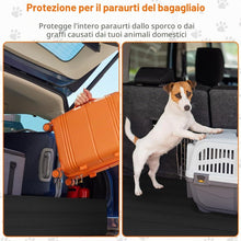 Carica l'immagine nel visualizzatore di Gallery, flintronic 96 × 64 cm Telo Auto per Cani, Tessuto Oxford Impermeabile Antipolvere, Bagagliaio Protezione Universale Post