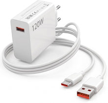 Carica l'immagine nel visualizzatore di Gallery, Caricatore USB C Rapido 120W per Xiaomi Hypercharge
