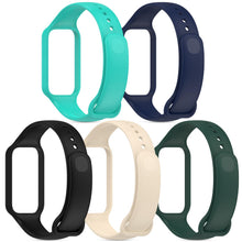 Carica l'immagine nel visualizzatore di Gallery, 5 Pezzis Cinturini Compatibile con Xiaomi Smart Band 8 Active e Redmi Smart Band 2, Cinturino in Silicone Morbido di Ric