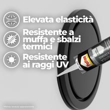 Carica l'immagine nel visualizzatore di Gallery, Pattex Auto &amp; Nautica, Silicone nero sigillante, 280 ml