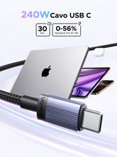 Carica l'immagine nel visualizzatore di Gallery, UGREEN 2 Pezzi Cavo USB C 240W Ricarica Rapida Nylon Intrecciato (2M)