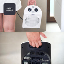 Carica l'immagine nel visualizzatore di Gallery, BLACK+DECKER BXSH2000E - Termoventilatore 2000W | 2 Livelli di Riscaldamento + Ventilatore | IP21 per Bagno | Termostato