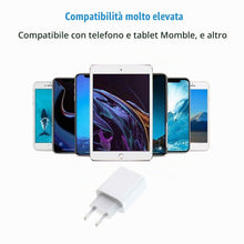 Carica l'immagine nel visualizzatore di Gallery, Caricatore veloce Alimentatore Caricabatterie e Cavo per Xiaomi Redmi Note 13/11S/12/10/9T/9 Pro/13 Pro/11; Redmi 12/13C