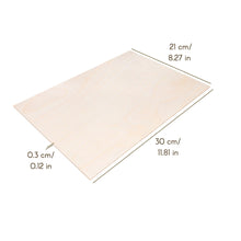 Carica l'immagine nel visualizzatore di Gallery, Creative Deco 10x A4 Pannelli Compensato 300 x 210 x 3 mm