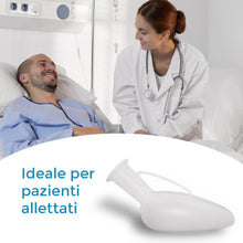 Carica l'immagine nel visualizzatore di Gallery, ALL4US® Pappagallo Urina Uomo in Plastica Trasparente 1 Litro con tappo