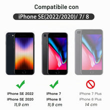 Carica l'immagine nel visualizzatore di Gallery, JETech Pellicola Protettiva Completa per iPhone SE 3/2, 8/7, Nero, 3 Pezzi