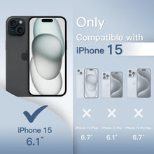Carica l'immagine nel visualizzatore di Gallery, JETech Cover Ultra Slim per iPhone 15, Nero