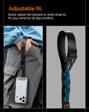 Carica l'immagine nel visualizzatore di Gallery, Spigen DA30M [Lanyard Magnetico 2-in-1 Staccabile] con Stile MOLLE – Compatibilità Universale, Tracolla e Cinturino da P