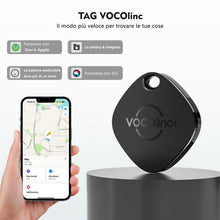 Carica l'immagine nel visualizzatore di Gallery, VOCOlinc Tag 2 Pezzi, Bluetooth Localizzatore Chiavi Compatibile con Apple Dov’è App (solo iOS, NON per Android), Trova 