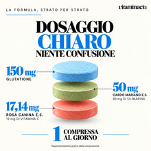 Carica l'immagine nel visualizzatore di Gallery, Glutatione Radical Pro – 120 Compresse Con Alto Dosaggio di Rosa Canina e Cardo Mariano - Contribuisce alla normale funz